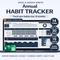 Habit Tracker for Excel & Google Sheets